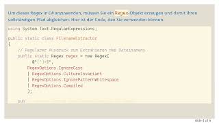 Dateinamen Aus Einem Vollständigen Pfad In C Regulären Ausdrücken Extrahieren