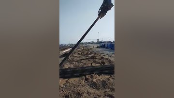 thi công cừ larsen bằng búa rung