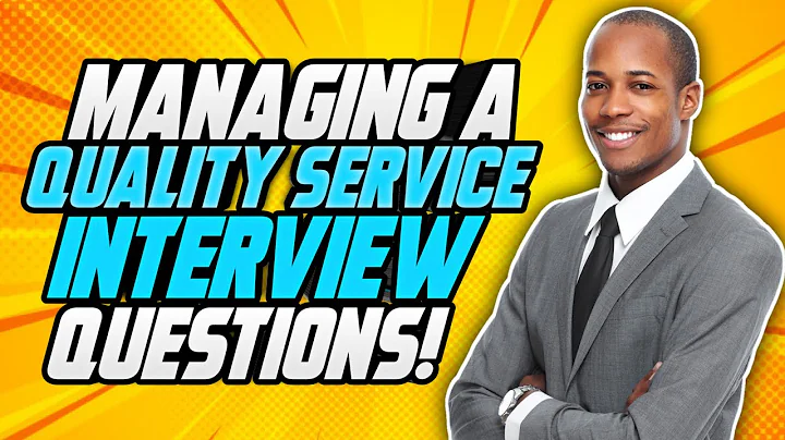 Civil Service (MANAGING A QUALITY SERVICE) Behaviour Competency INTERVIEW QUESTIONS & ANSWERS! - DayDayNews