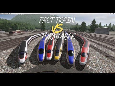 Kereta Api Cepat VS Turntable #train #railway #turntable