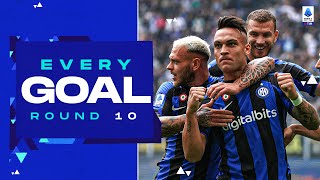 Lautaro Martinez back on the scoresheet! | Every Goal | Round 10 | Serie A 2022/23