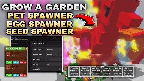🎁 GROW A GARDEN SPAWNER SCRIPT! PET SPAWNER, SEED SPAWNER, EGG SPAWNER & MORE PASTEBIN ROBLOX SCRIPT