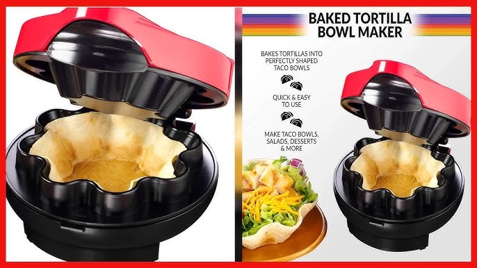 TTTB1RD  Taco Tuesday® Baked Tortilla Bowl Maker 