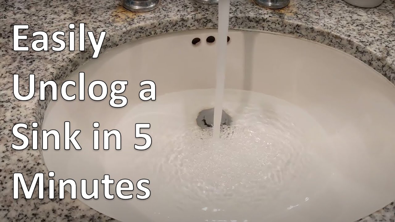 5 Natural Ways to Unclog a Bathroom Sink