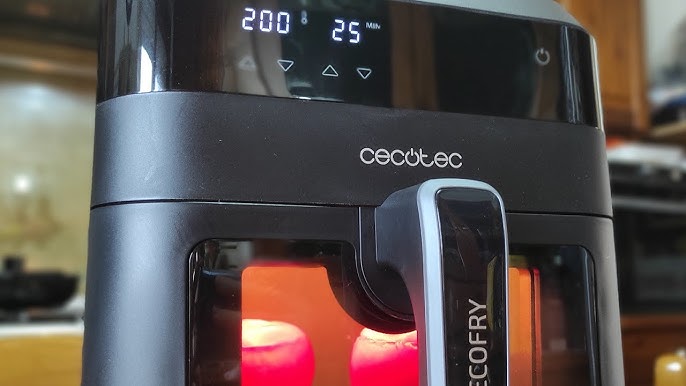 Cecotec Friggitrice ad Aria digitale senza Olio CecoFry Advance Double.  2850 W, 9 litri di Capacità, due Cestelli con Doppia Temperatura e  Tecnologia PerfectCook, 6 modalità, Timer : : Casa e cucina