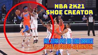 Nba Shoe Creator Converse All Star Pro Bb Low Orange Shai Gilgeous-Alexander Nba 2K21