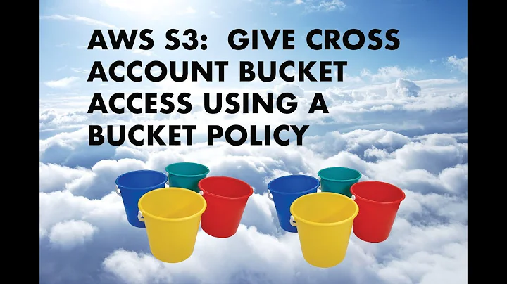 AWS: Cross Account S3 Bucket access using Bucket Policy