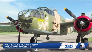 Arkansas Air & Military museum welcomes historic planes - YouTube