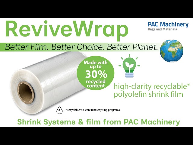 ReviveWrap Recyclable Shrink Film for Shrink Equipment