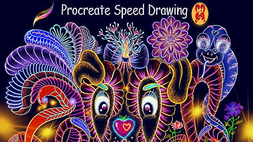 Procreate Calligraphy Art - Delilah in The Making