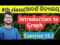 Exercise 13.1||Introduction to Graph exercise 13.1 question answer||8th class oav math exercise 13.1