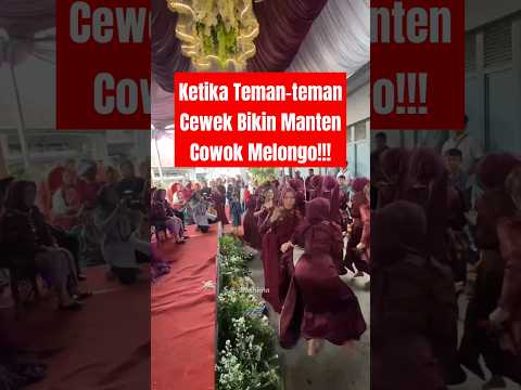 PENGANTIN WANITA TIDAK INGIN BERFOTO DI ATAS PELAMINAN #videoviral #pernikahan #wedding
