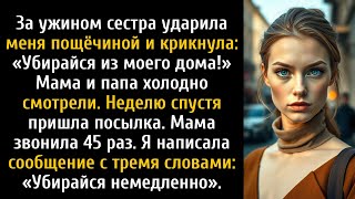 видео: На семейном ужине сестра ударила меня и сказала: «Убирайся из моего дома». Я был спокоен. картинка: На семейном ужине сестра ударила меня и сказала: «Убирайся из моего дома». Я был спокоен.