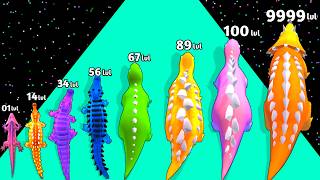 EVOLUTION MERGE – Giant Evolution 🐾 | Eat & Grow | MAX LEVEL | Satisfying Gameplay Part 2 screenshot 5