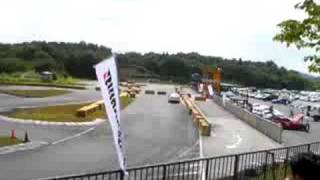 20080914 G6ジムカーナ 名阪 1本目 シビック タイプR FD2 Civic TypeR Gymkhana