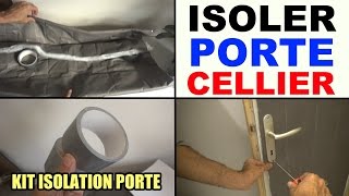 isoler une porte de cellier, service, garage kit isolation porte - YouTube