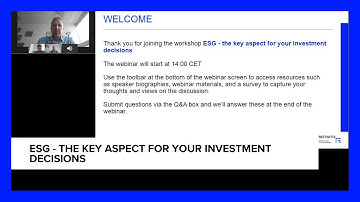 ESG - the key aspect for your investment decisions