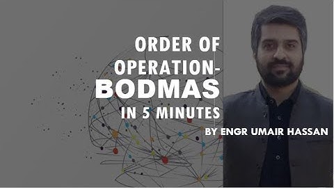 Order of operations in 5 min #BODMAS #css gsa #o levels