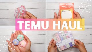 Temu Haul 2023( Stationery) #temu #plannercommunity #temuhaul