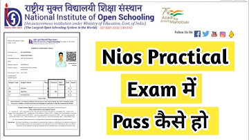 Nios Practical Exam में Pass कैसे हो | Task Is Helping (NIOS) #nios #practical #exam #sa #fa