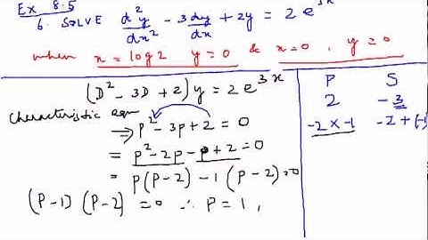 TN Std 12 Maths Important 10 Marks - Chapter 8 - Differential Equations - Exercise 8.5 - Problem 6