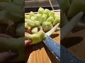 Making a honeydew melon boba drink 