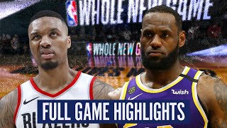 LAKERS at TRAIL BLAZERS - FULL GAME 3 HIGHLIGHTS | 2019-20 NBA PLAYOFFS