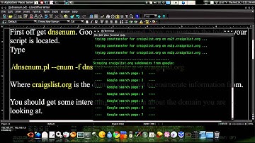 Gathering Domain Information With Dnsenum Ubuntu 10.04