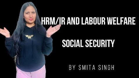 NTA UGC Net I Social Security I Smita Singh Edutainment