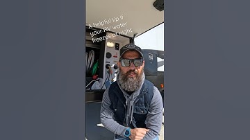 Tip if RV water is freezing at night