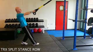 TRX Split Stance Row