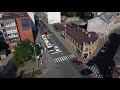 Riga Latvija Sarkandaugava Всеми любимая пробка на переезде DJI Mavic mini