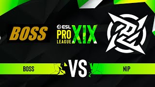 BOSS vs. NiP  Map 3 [Inferno]  ESL Pro League Season 19  Group D