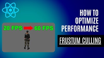 React three fiber - Frustum culling