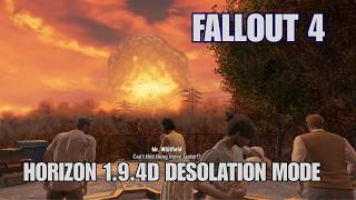 Fallout 4 Ep 36 Horizon 1.9.4d Desolation Mode - Taking Croup manor and meeting a Queen
