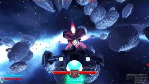 Spacesim Boss fight  (unity3d space game)