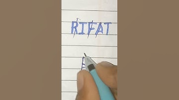 RIFAT name logo comment your name ##youtubeshorts ##viralshorts ##