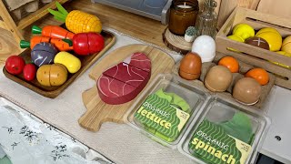Toy ASMR 🥑 Beef Salad Platter | Satisfying Play Kitchen screenshot 2