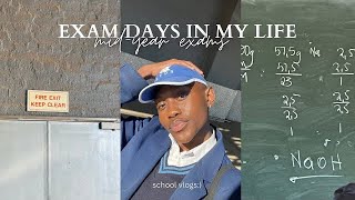 VLOG : Exam Days In My Life”term 2 ‘23”\/South African YouTuber [stressful]