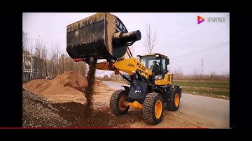 Concrete Mixer with Bucket Backhoe Loader