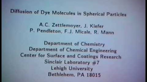 Diffusion of dye molecules in spherical particles