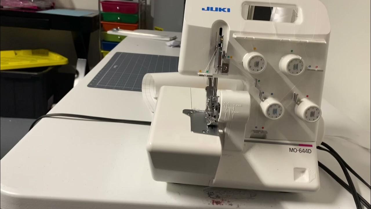 Juki machine review/juki Mo644D/juki MO600 series YouTube