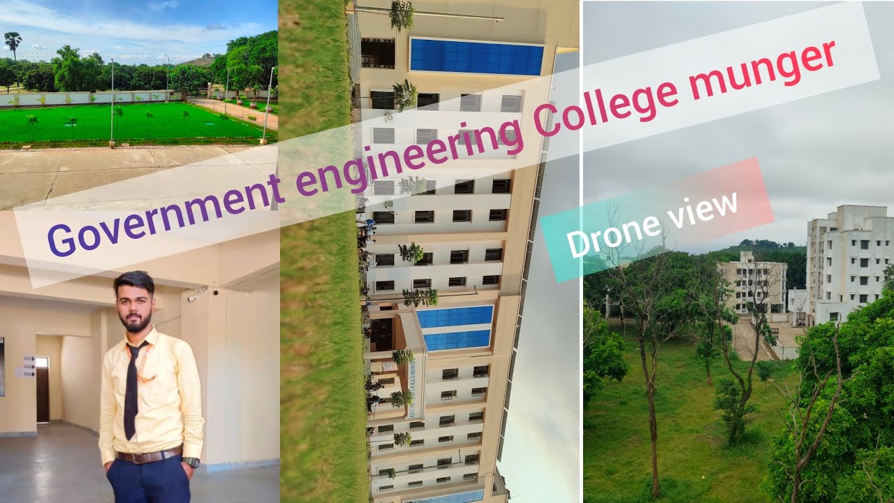 Government Engineering College munger Bihar // Drone view ❣️❣️