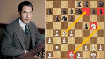 Your System Needs Work | Nimzowitsch vs Capablanca | San Sebastian (1911)