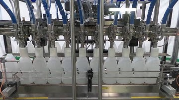 Automatic linear filling machine LOGYKA OMEGA 10 MAS - Home care detergents - Line 1