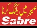 Sabre || How To book Ticket on Sabre||How to Make PNR in Sabre || Travel Agent Urdu Hindi lesson 1