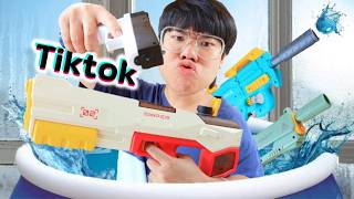 ปืนฉีดน้ำไฟฟ้าสุดฮิตใน Tiktok!! รุ่นไหนเจ๋งสุด!!