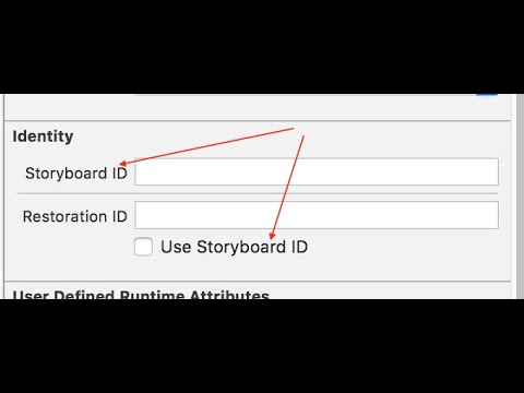 How To Find Storyboard Id In Xcode