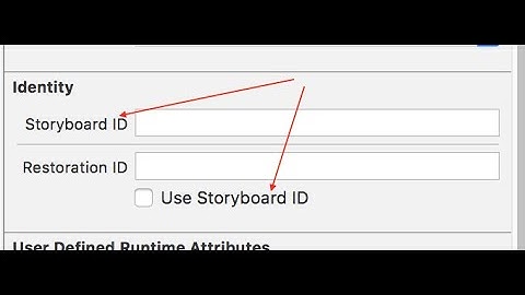 How To Find Storyboard Id In Xcode