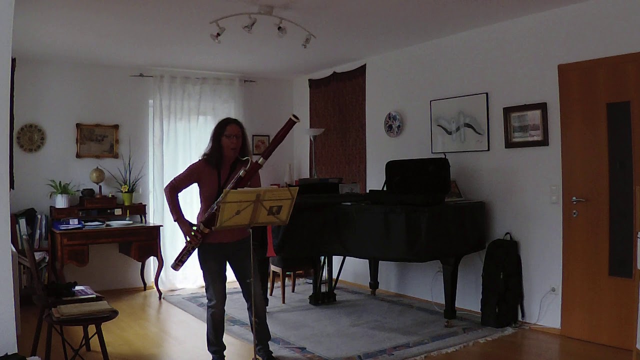 J.S.Bach : Partita BWV1013 Bourrée Anglaise transc. for Fagott solo